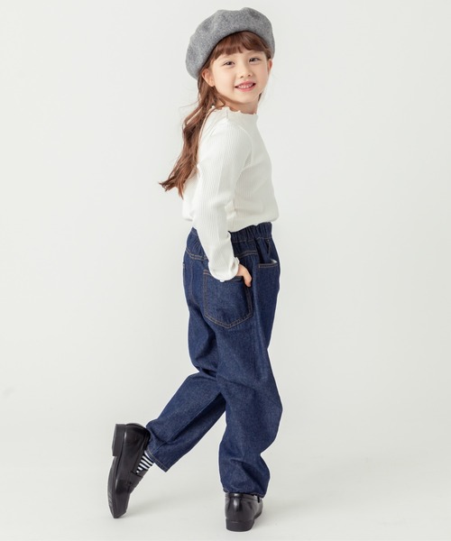 ever closet(エバークローゼット)の「軽やかにはける デニムパンツ(デニムパンツ・キッズ・インディゴブルー/ブルー系その他/ネイビー/ブルー/ブラック系その他/ブラック系その他2/ブラック・90cm/100cm/110cm/120cm/130cm/140cm/150cm)」の21枚目の写真