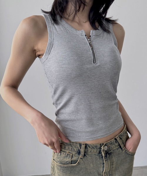 【Yse】新作キャミソール★Juste un mot JEANASIS キャミソール 「25quee」ナンバリングカップ付きキャミ