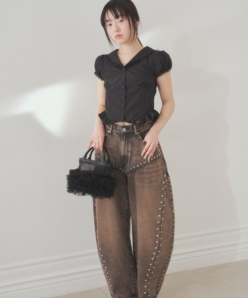 FURFUR セーラーカラーブラウス FURFUR tシャツ セーラーカラーブラウス レディース : ZOZOTOWN