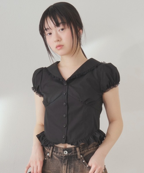 セール】セーラーカラーブラウス（Tシャツ/カットソー）｜FURFUR