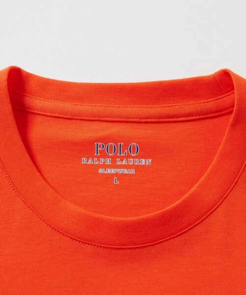 POLO RALPH LAUREN SLEEPWEAR(ポロラルフローレンスリープウェア)の「【POLO RALPH LAUREN】クルーネックショートスリーブ ロゴプリントTシャツ(Tシャツ/カットソー・メンズ・ヘザーグレー/ブルー/オレンジ・M/L/XL)」の4枚目の写真