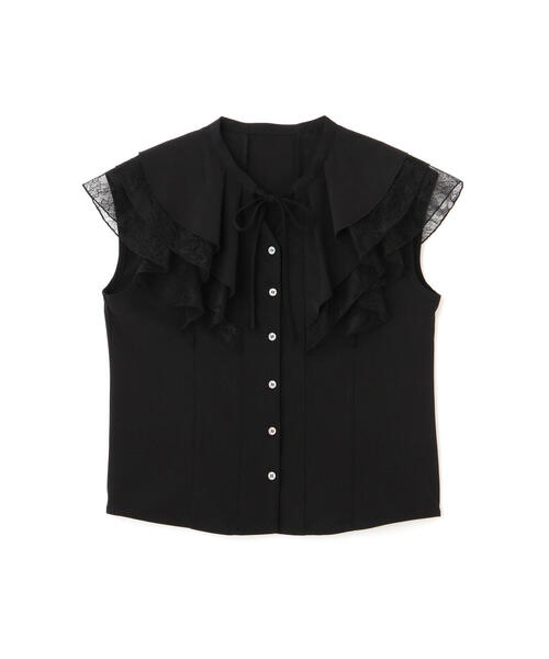 PERSONZ JILL MARIA フリルスリーブＴシャツ PERSONZ JILL MARIA フリルスリーブTシャツ