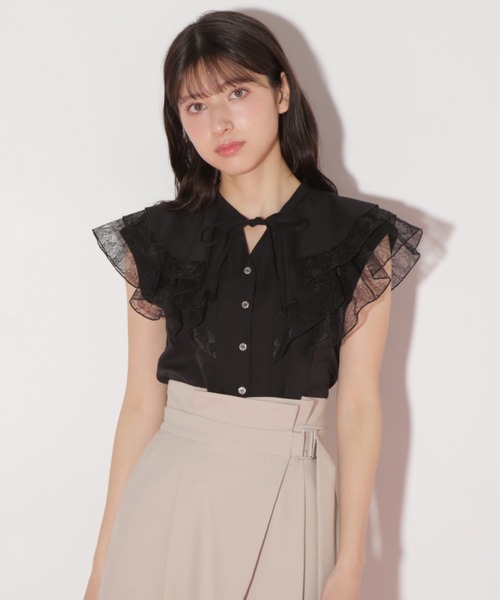 PERSONZ JILL Be Happy フリルスリーブTシャツB PERSONZ JILL Be