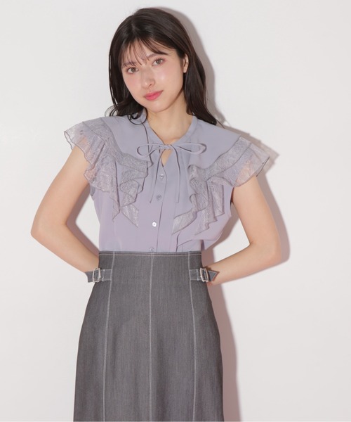 PERSONZ JILL MARIA フリルスリーブTシャツ PERSONZ JILL MARIA