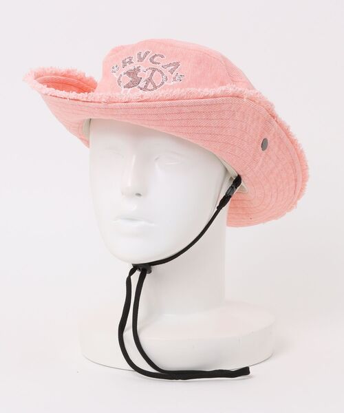 RVCA（ルーカ）の「RVCA/ルーカ ハット UNITED SAFARI HAT BF041-956（ハット・メンズ・ブラック×ブラック/サーモンピンク・FREE）」の22枚目の写真