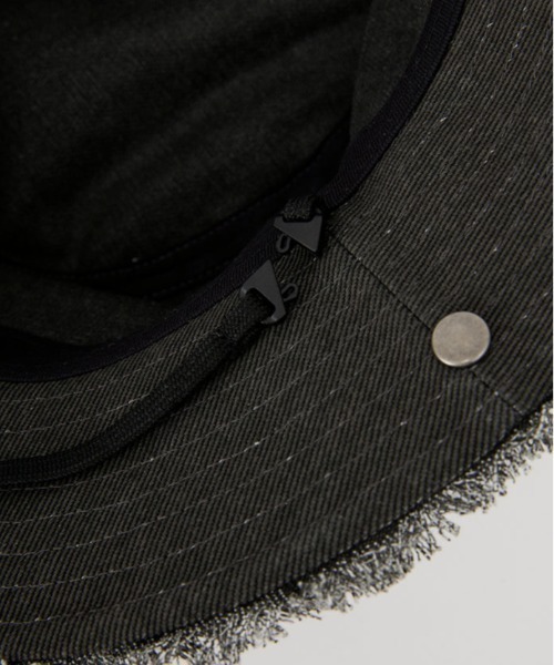 RVCA（ルーカ）の「RVCA/ルーカ ハット UNITED SAFARI HAT BF041-956（ハット・メンズ・ブラック×ブラック/サーモンピンク・FREE）」の14枚目の写真