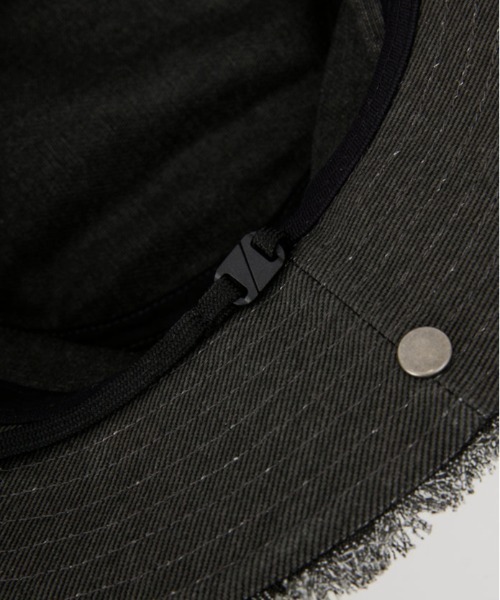 RVCA（ルーカ）の「RVCA/ルーカ ハット UNITED SAFARI HAT BF041-956（ハット・メンズ・ブラック×ブラック/サーモンピンク・FREE）」の15枚目の写真