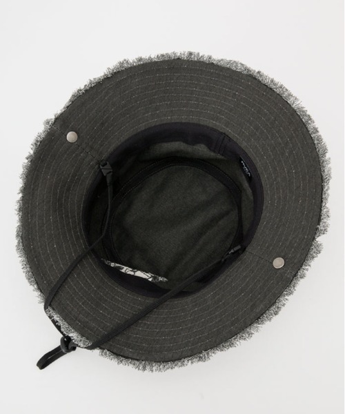 RVCA（ルーカ）の「RVCA/ルーカ ハット UNITED SAFARI HAT BF041-956（ハット・メンズ・ブラック×ブラック/サーモンピンク・FREE）」の16枚目の写真