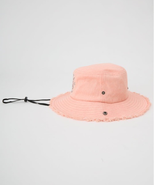 RVCA（ルーカ）の「RVCA/ルーカ ハット UNITED SAFARI HAT BF041-956（ハット・メンズ・ブラック×ブラック/サーモンピンク・FREE）」の19枚目の写真