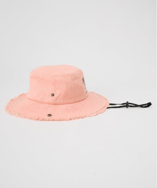 RVCA（ルーカ）の「RVCA/ルーカ ハット UNITED SAFARI HAT BF041-956（ハット・メンズ・ブラック×ブラック/サーモンピンク・FREE）」の20枚目の写真