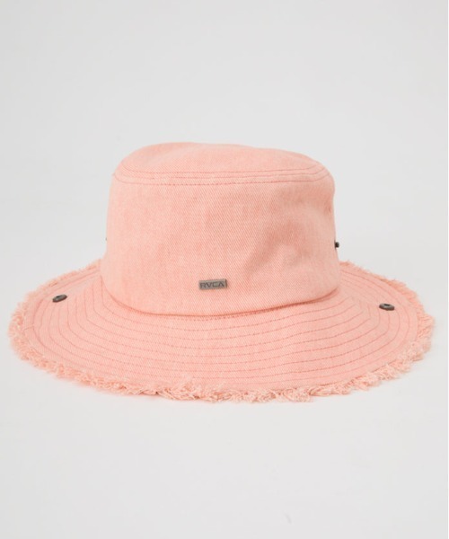 RVCA（ルーカ）の「RVCA/ルーカ ハット UNITED SAFARI HAT BF041-956（ハット・メンズ・ブラック×ブラック/サーモンピンク・FREE）」の18枚目の写真