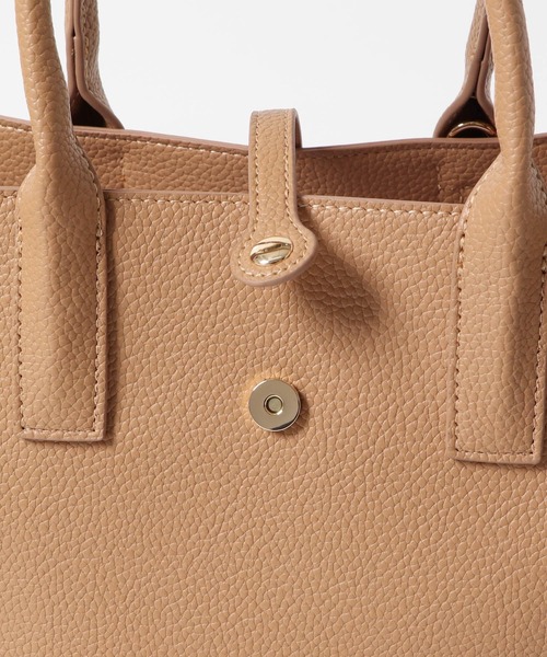 URBAN RESEARCH ROSSO WOMEN（アーバンリサーチ　ロッソ）の「ベルト付ステッチトートバッグ（トートバッグ・レディース・グレー系その他/キャメル・-）」の10枚目の写真
