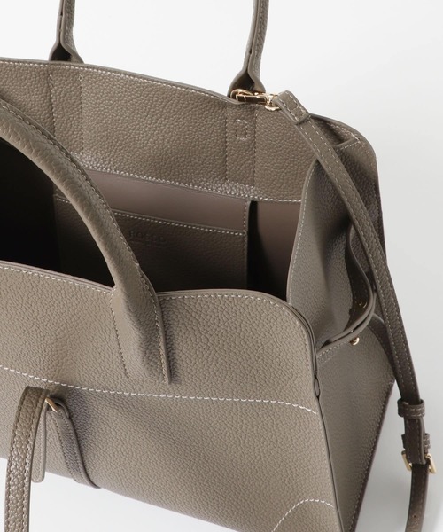 URBAN RESEARCH ROSSO WOMEN（アーバンリサーチ　ロッソ）の「ベルト付ステッチトートバッグ（トートバッグ・レディース・グレー系その他/キャメル・-）」の13枚目の写真