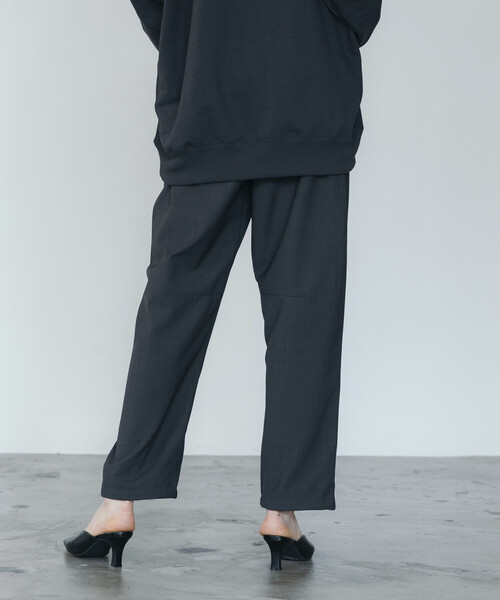 FREAK'S STORE（フリークスストア）の「FREAK’S STORE/フリークスストア 速乾素材 リラックスフィット イージーパンツ リネン風 ホームケア/LINEN LIKE EASY PT（その他パンツ・メンズ・チャコールグレー/ブラック/オフホワイト/グリーン・SMALL/MEDIUM/LARGE）」の12枚目の写真