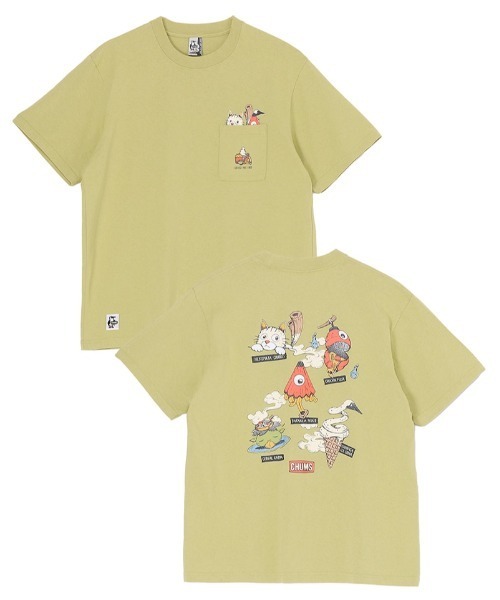 セール】CHUMS/チャムス 半袖Tシャツ バックプリント 虫よけ CH01-2508