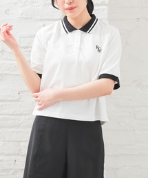 Honeys | ショート丈衿付ポロシャツトップス(ポロシャツ)