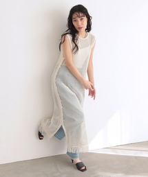 クロシェニットワンピース【サスティナブル】