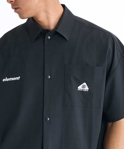 ELEMENT(エレメント)の「ELEMENT WATER SHIRTS SS(シャツ/ブラウス・メンズ・ブラック・M/L)」の1枚目の写真