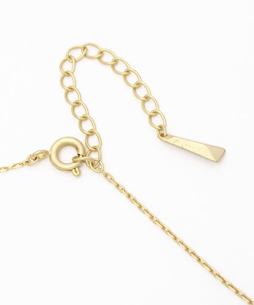 SCALA（スカラ）の「【SCALA/スカラ】SUN三角ネックレス/made in JAPAN（日本製）（ネックレス・レディース・ゴールド/アンティークゴールド・FREE）」の7枚目の写真