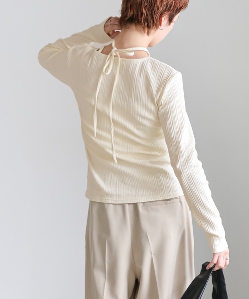 セール】チョーカーリブトップス（Tシャツ/カットソー）｜select MOCA