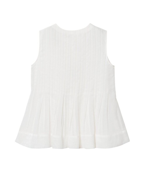 ANAYI（アナイ）の「ボイルプリーツペプラム ブラウス（シャツ/ブラウス・レディース・ブラック/ホワイト/ブルー・38/36）」の11枚目の写真