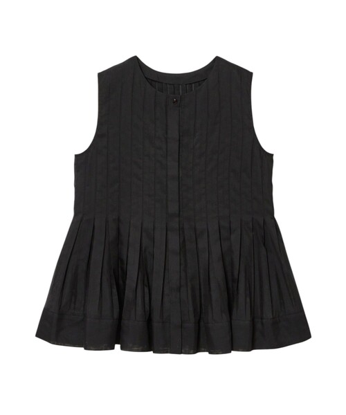 ブラウス シャツ ボイルプリーツペプラム ブラウス レディース ANAYI｜ボイルプリーツペプラム ブラウス | Rakuten Fashion