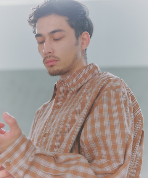 NewAnce（ニュアンス）の「【NewAnce】New Standard Check Shirts -Over Fit -（シャツ/ブラウス・メンズ・ブラウン/ブラック・L/M）」の19枚目の写真