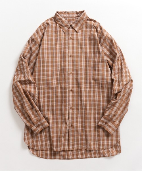 NewAnce（ニュアンス）の「【NewAnce】New Standard Check Shirts -Over Fit -（シャツ/ブラウス・メンズ・ブラウン/ブラック・L/M）」の4枚目の写真