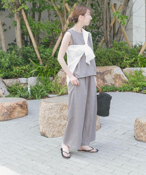 セール】リネンライクセットアップ（セットアップ）｜ITEMS
