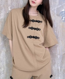 Nora Lily（ノラリリー）の「【Nora Lily】Melange China Crew Neck Top(UNISEX)（Tシャツ/カットソー）」