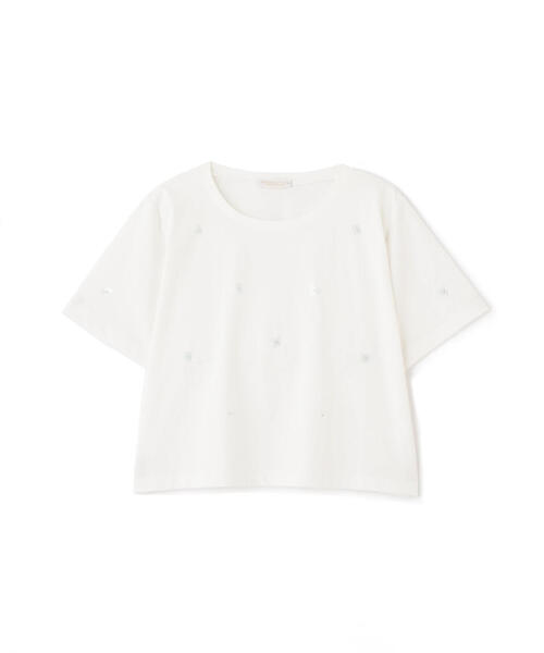 PROPORTION BODY DRESSING(プロポーションボディドレッシング)の「スパンコール付きカットソー / 1215160604(Tシャツ/カットソー・レディース・ホワイト/ダークグレー・FREE)」の10枚目の写真