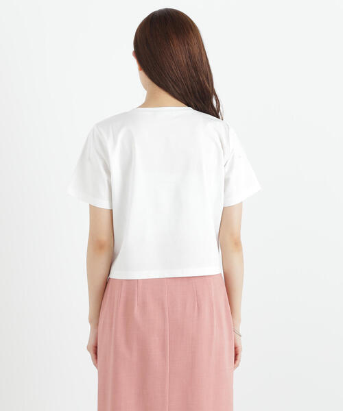 PROPORTION BODY DRESSING(プロポーションボディドレッシング)の「スパンコール付きカットソー / 1215160604(Tシャツ/カットソー・レディース・ホワイト/ダークグレー・FREE)」の17枚目の写真