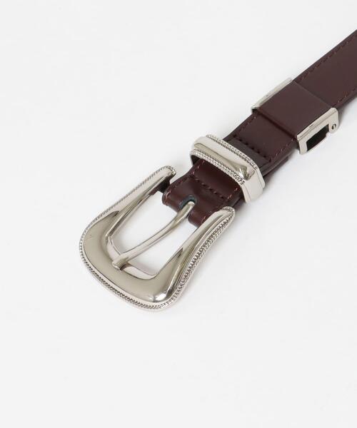 SENSE OF PLACE by URBAN RESEARCH（センスオブプレイスバイアーバンリサーチ）の「FLウエスタンベルト25mm（ベルト・メンズ・ブラウン/ブラック/カーキ・ONE）」の7枚目の写真