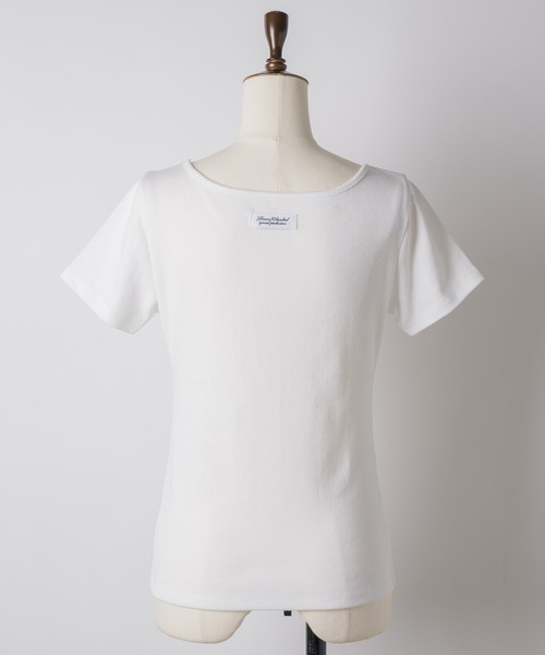 【BOHEMIAN SEOUL】[25SS] BASIC BOAT NECK T [正規品] T-シャツ BOHEMIAN SEOUL] BASIC BOAT NECK T, BLACK 正規品 韓国ブランド