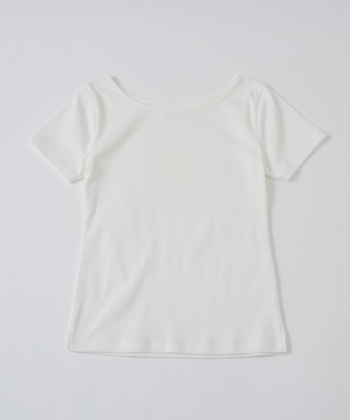 日本未上陸☆YAITTE☆BOAT‐ボートネックシャツ boat neck t-shirt / ボートネックTシャツ（Tシャツ/カットソー