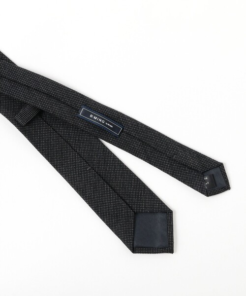 B:MING by BEAMS(ビーミングバイビームス)の「シルク ウール ソリッド ナロー ネクタイ 25FW(ネクタイ・メンズ・チャコールグレー/ブラウン/ダークブラウン/ブルー系その他4/ネイビー・ONE SIZE)」の6枚目の写真