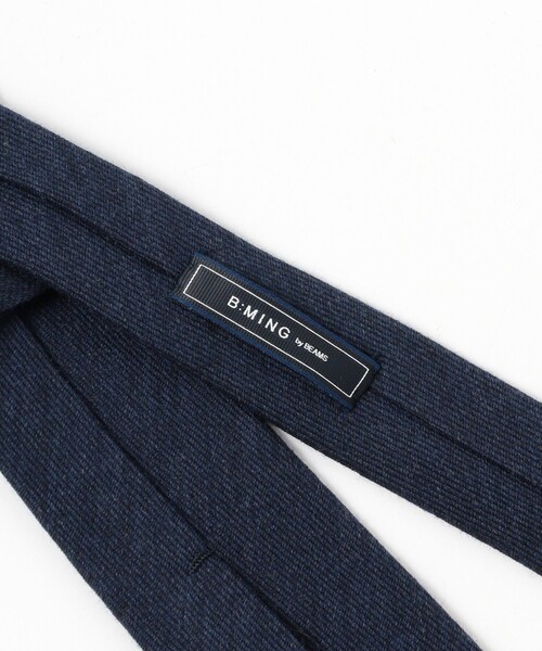 B:MING by BEAMS(ビーミングバイビームス)の「シルク ウール ソリッド ナロー ネクタイ 25FW(ネクタイ・メンズ・チャコールグレー/ブラウン/ダークブラウン/ブルー系その他4/ネイビー・ONE SIZE)」の10枚目の写真