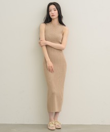 NEUNAドレスセットワンピース ニアナ niana ベルト付オーガンジー重ねレースワンピースドレス