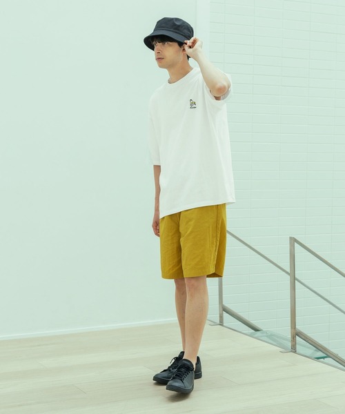 LAKOLE(ラコレ)の「オバケ刺繍半袖T / 450910(Tシャツ/カットソー・メンズ・レッド/ホワイト/イエロー/ブラック・MEDIUM/LARGE)」の5枚目の写真
