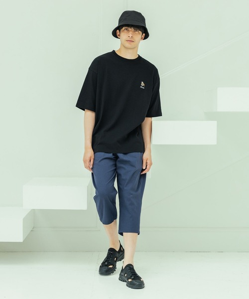 LAKOLE(ラコレ)の「オバケ刺繍半袖T / 450910(Tシャツ/カットソー・メンズ・レッド/ホワイト/イエロー/ブラック・MEDIUM/LARGE)」の7枚目の写真