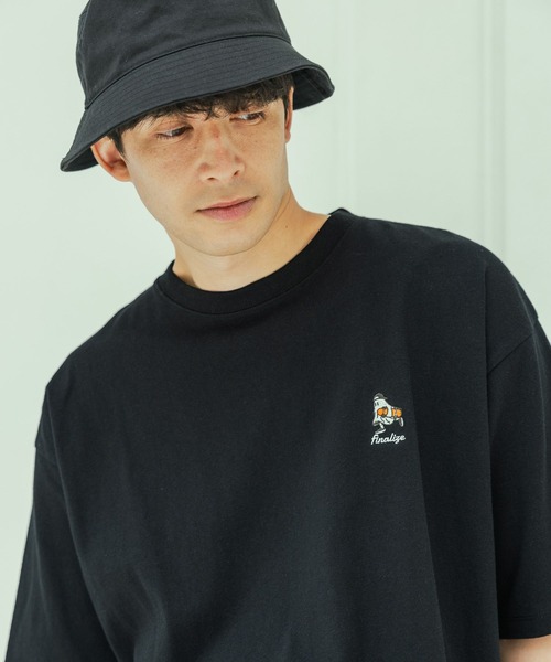 LAKOLE(ラコレ)の「オバケ刺繍半袖T / 450910(Tシャツ/カットソー・メンズ・レッド/ホワイト/イエロー/ブラック・MEDIUM/LARGE)」の8枚目の写真