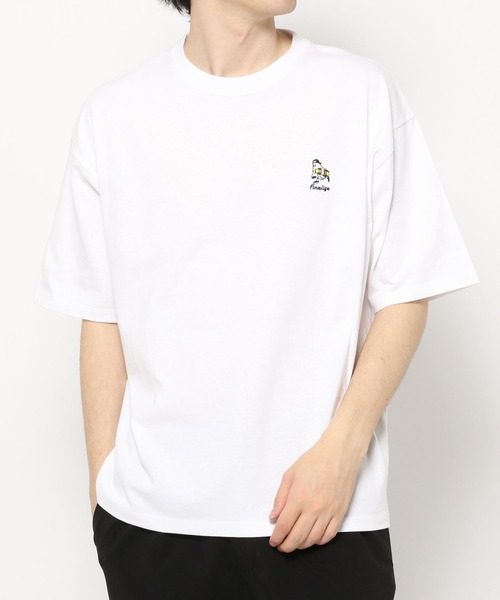 LAKOLE(ラコレ)の「オバケ刺繍半袖T / 450910(Tシャツ/カットソー・メンズ・レッド/ホワイト/イエロー/ブラック・MEDIUM/LARGE)」の13枚目の写真