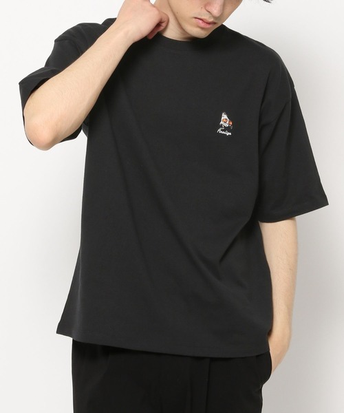 LAKOLE(ラコレ)の「オバケ刺繍半袖T / 450910(Tシャツ/カットソー・メンズ・レッド/ホワイト/イエロー/ブラック・MEDIUM/LARGE)」の14枚目の写真