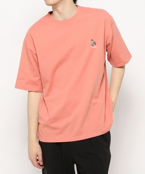 LAKOLE(ラコレ)の「オバケ刺繍半袖T / 450910(Tシャツ/カットソー・メンズ・レッド/ホワイト/イエロー/ブラック・MEDIUM/LARGE)」の16枚目の写真