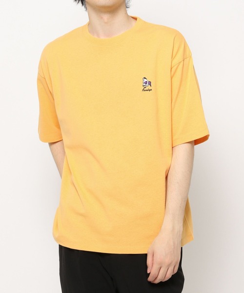 LAKOLE(ラコレ)の「オバケ刺繍半袖T / 450910(Tシャツ/カットソー・メンズ・レッド/ホワイト/イエロー/ブラック・MEDIUM/LARGE)」の15枚目の写真