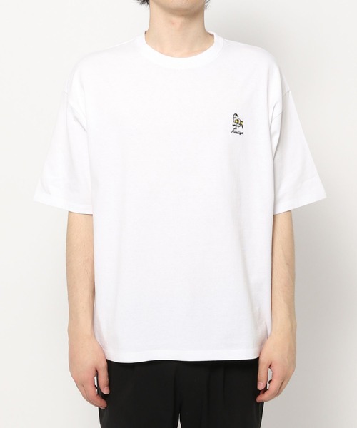 LAKOLE(ラコレ)の「オバケ刺繍半袖T / 450910(Tシャツ/カットソー・メンズ・レッド/ホワイト/イエロー/ブラック・MEDIUM/LARGE)」の17枚目の写真