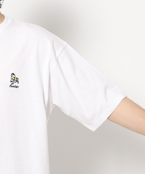 LAKOLE(ラコレ)の「オバケ刺繍半袖T / 450910(Tシャツ/カットソー・メンズ・レッド/ホワイト/イエロー/ブラック・MEDIUM/LARGE)」の21枚目の写真