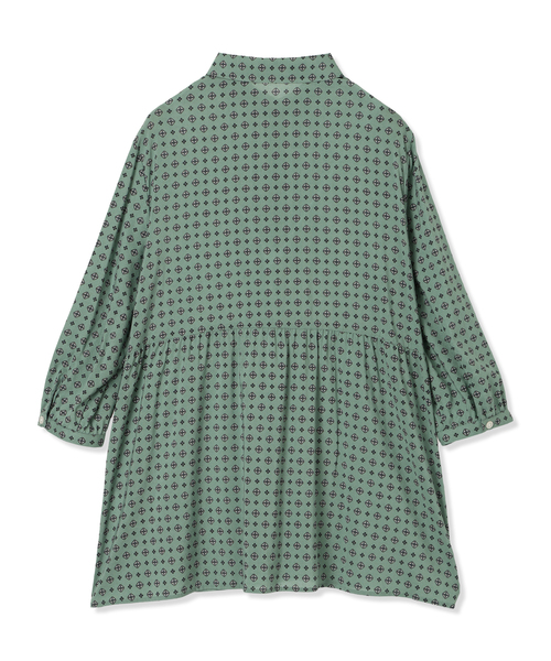 DECOY SINCE 1981（デコイシンスイチキュウハチイチ）の「【UVカット】プリントブラウス（シャツ/ブラウス・レディース・ネイビー/グリーン・9号/11号/13号/15号/17号/7号）」の14枚目の写真