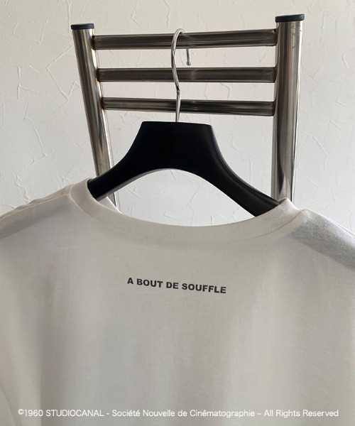 ECLAM(クラム)の「ジャン=リュック・ゴダール映画作品/勝手にしやがれ/プリントTシャツ(Tシャツ/カットソー・レディース・A/B・M)」の10枚目の写真