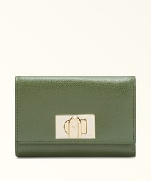 FURLA フルラ コンパクト ウォレット レザー 二つ折り 財布 グリーン FURLA 並行輸入品 フルラ 折財布 レディース カメリア